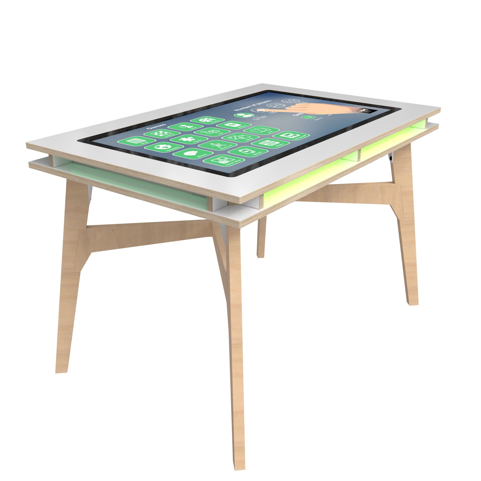 Interactive game table for the whole family
