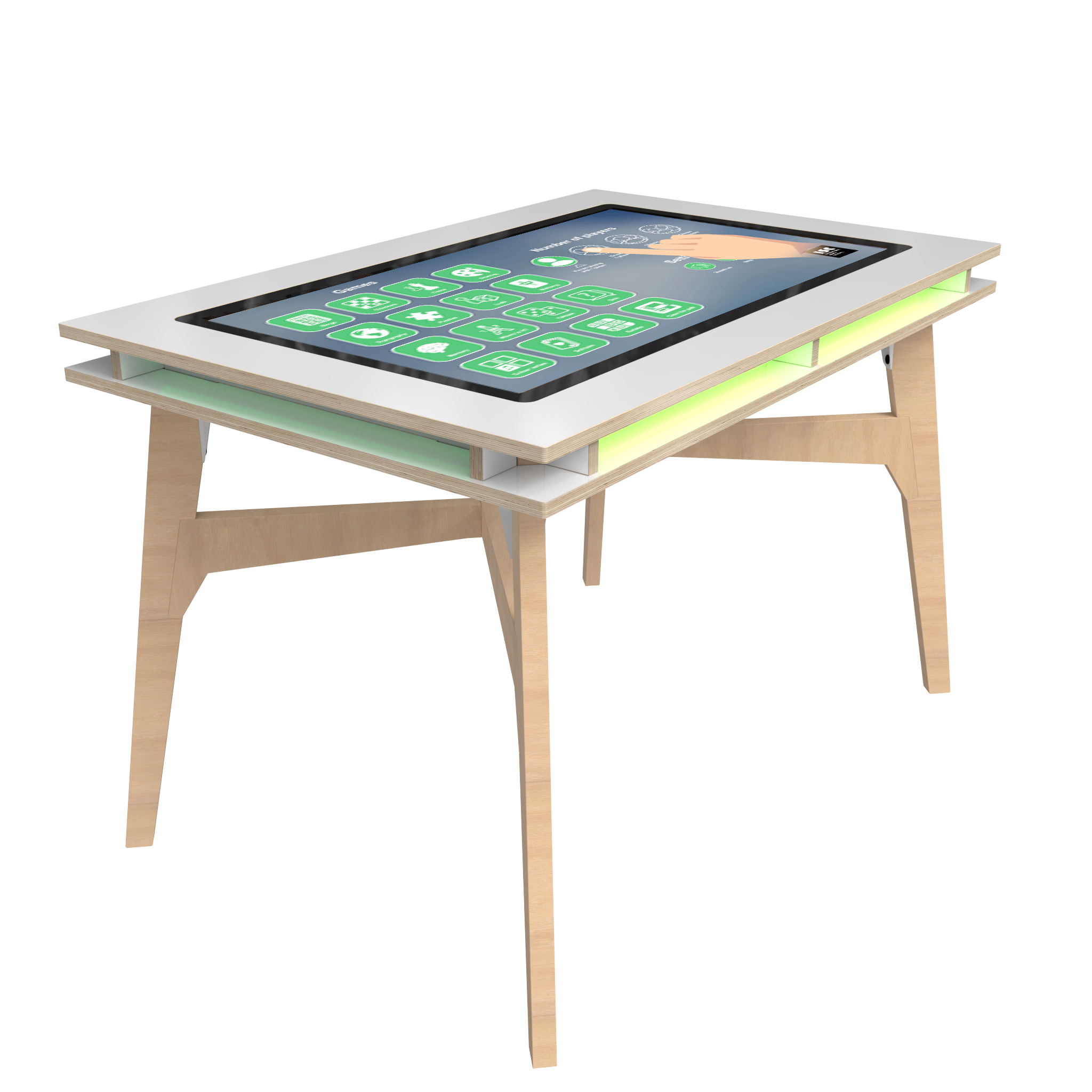 Table de jeux interactive pour toute la famille