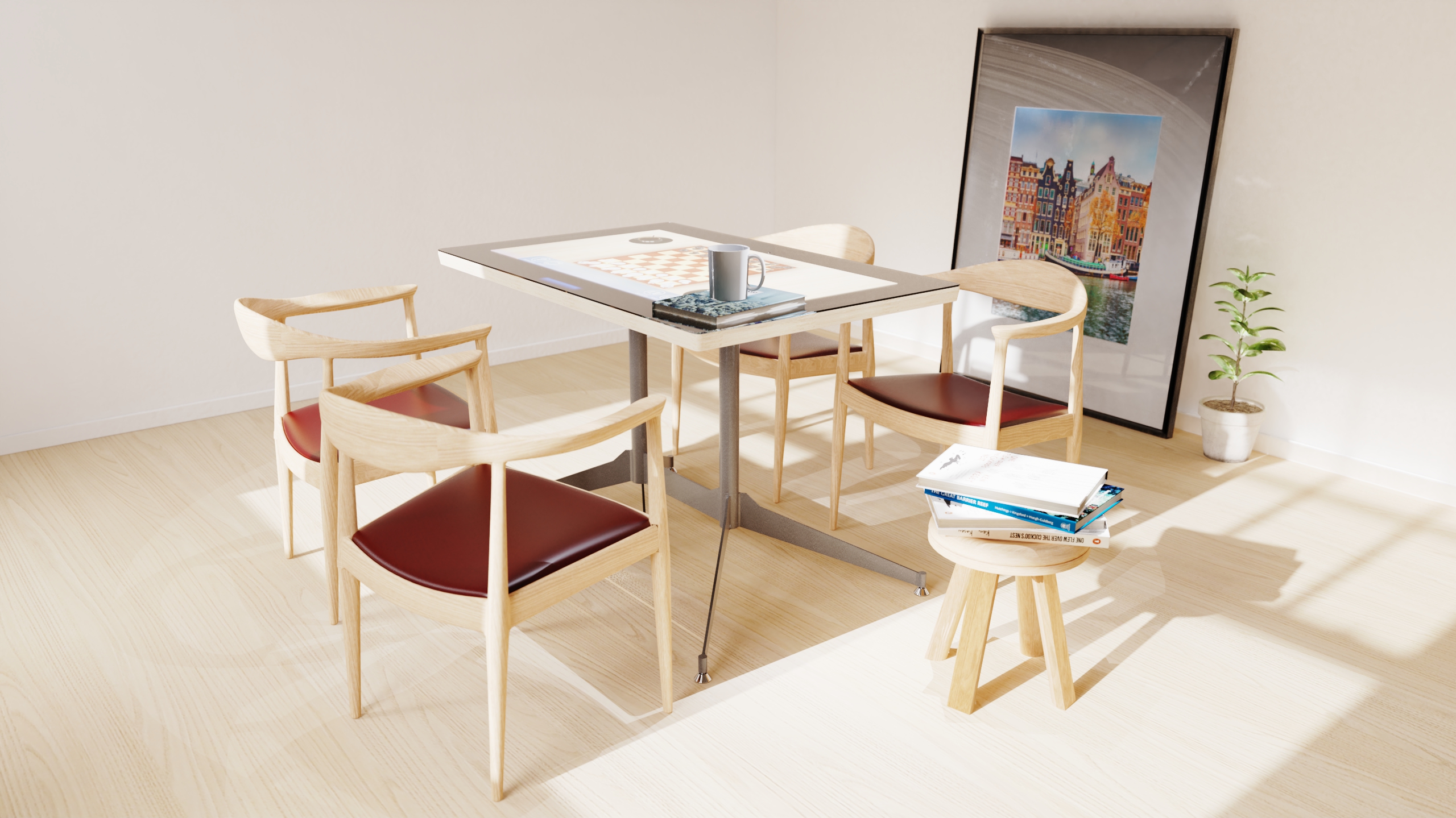 Brym Table Delux, for all your playing pleasure and social interaction for nursing homes