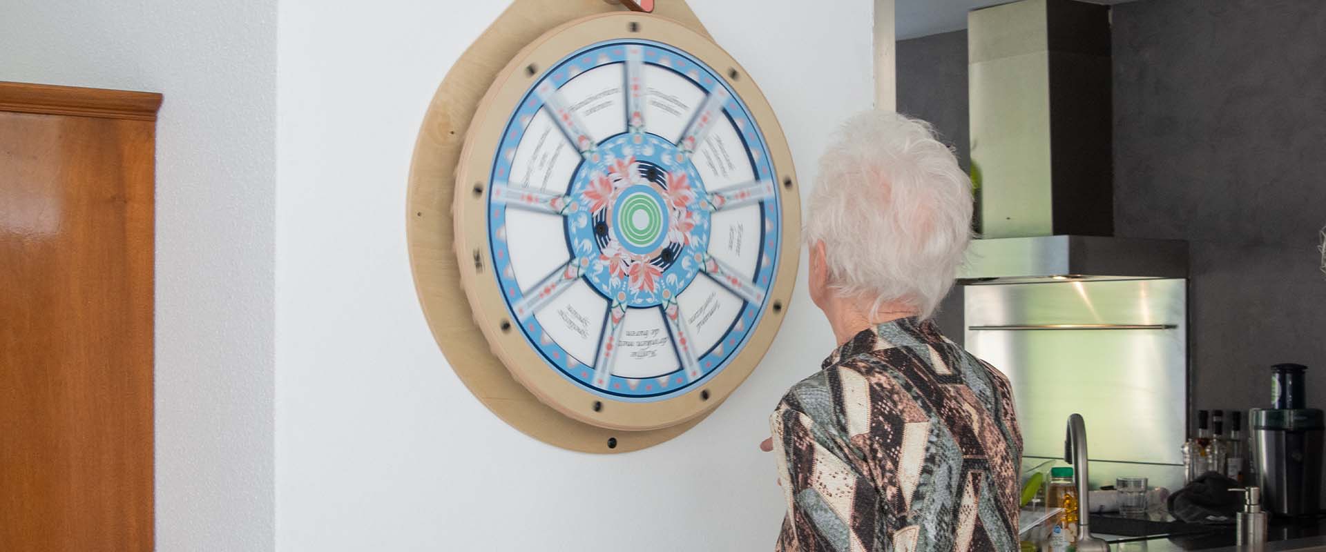 inspirational wall game for a fun day out with residents of a care home 